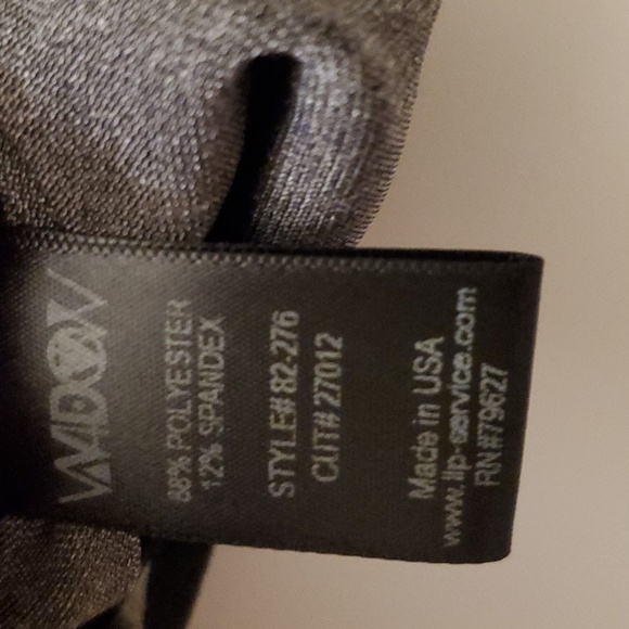 New with tags House of Widow stretchy velvet Bikini top size L - Picture 9 of 10